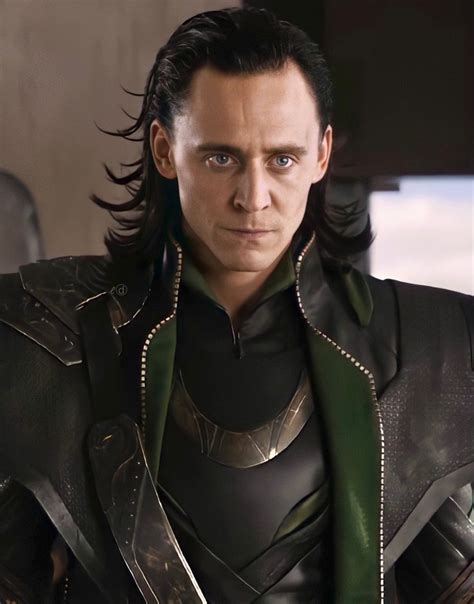 loki in the avengers movie with his hair blowing back and eyes wide ...