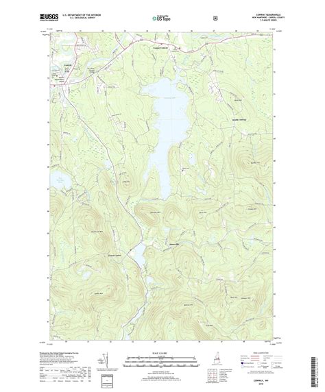 MyTopo Conway, New Hampshire USGS Quad Topo Map