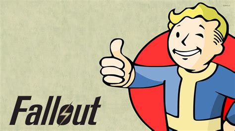 Vault Boy dressed in blue - Fallout wallpaper - Game wallpapers - #52162