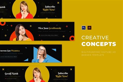 20+ Best YouTube Cover Art & Banner Templates (Free & Pro) | Design Shack