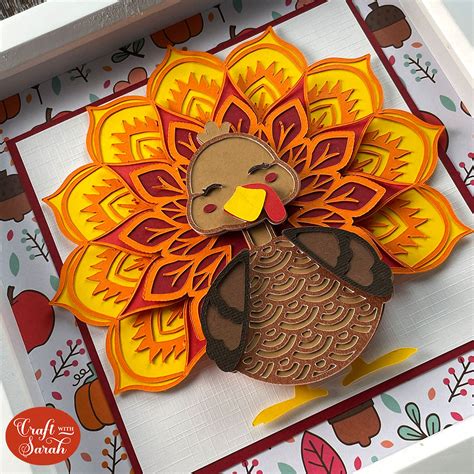 Free Layered Turkey SVG for an Easy Thanksgiving Craft with Paper ...