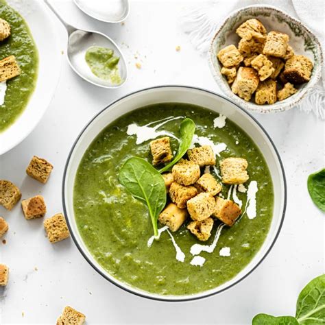 Healthy Spinach Soup Recipe | Mindful Cooking