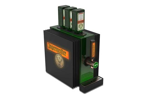 Jagermeister Three Bottle Tap Machine and 9 x 70 cl Bottles