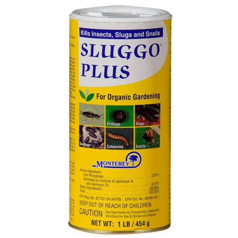 Monterey Sluggo Plus Snail & Slug Killer; 1 Pound - Walmart.com ...