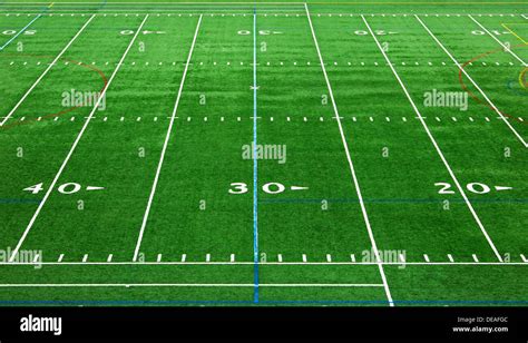 Football Field With Markings