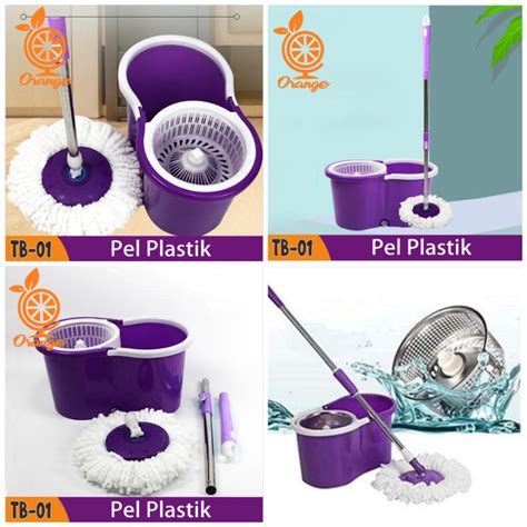 ALAT PEL LANTAI KAIN FIBER DENGAN EMBER SPIN MOP MEMBILAS SCM003-GREEN ...