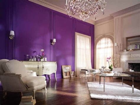 Pinturas para salón - ideas de combinaciones modernas | Purple living ...