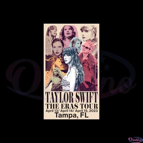 Taylor Swift Eras Tour Tampa 2023 Swiftie Concert Png Silhouette