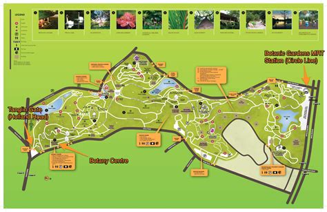 Botanical Garden Singapore Map - Steven and Johns Garden