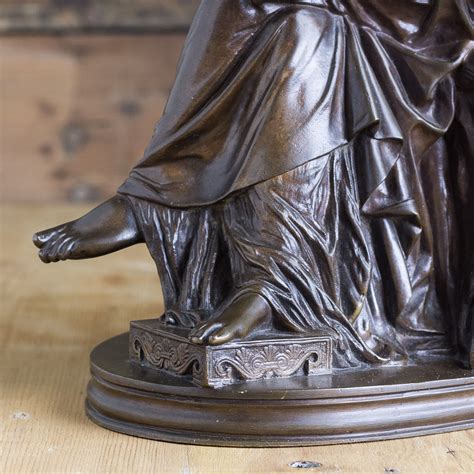 French nineteenth century bronze sculpture of Penelope waiting for ...