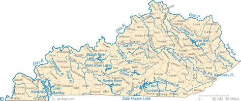 Map of Kentucky