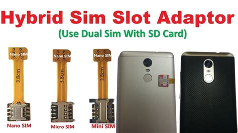 Nano Sim Adapter for hybrid sim slot smartphones - Installation & Setup ...