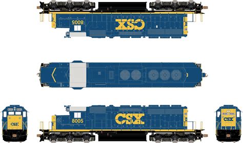 CSX/YN3 Operator HO Scale EMD SD40-2 – ScaleTrains.com