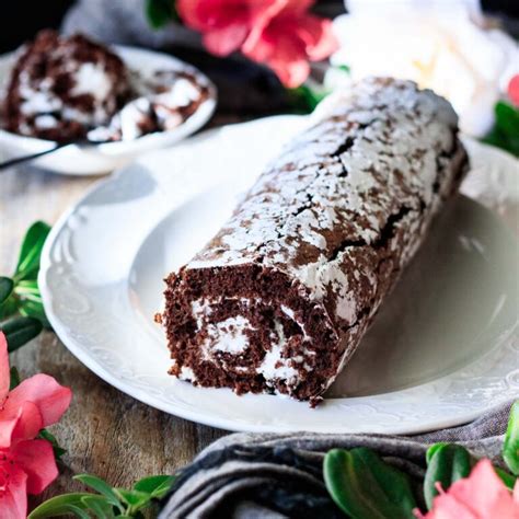 Flourless Chocolate Roulade - Savor the Flavour