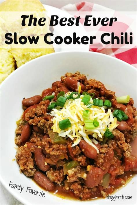 The Best Slow Cooker Chili Ever