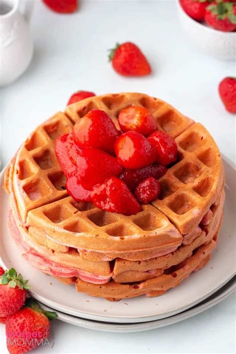 Strawberry Belgian Waffles