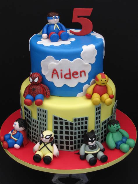 Superhero Birthday Cake - CakeCentral.com