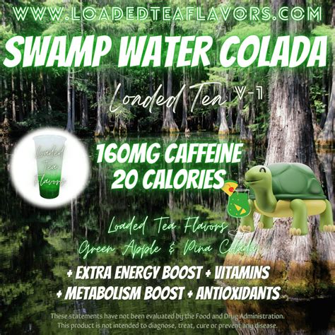 Swamp Water Colada Flavored 🐢🧉 Loaded Tea Recipe – Loaded Tea Flavors