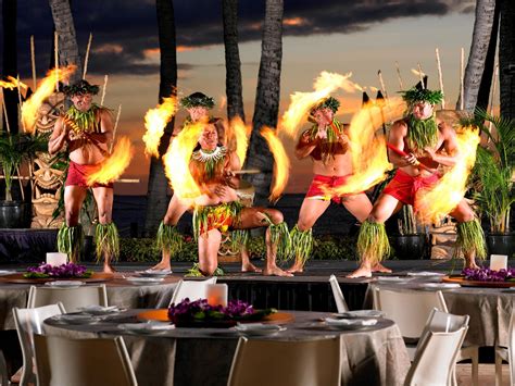 Fire dancers at a Luau | Maui resorts, Maui activities, Westin maui