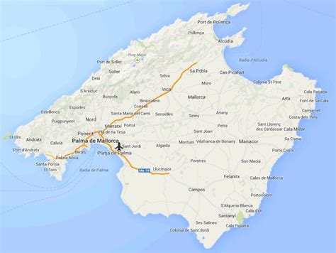 map of Majorca | travel | Majorca resorts, Majorca, Map