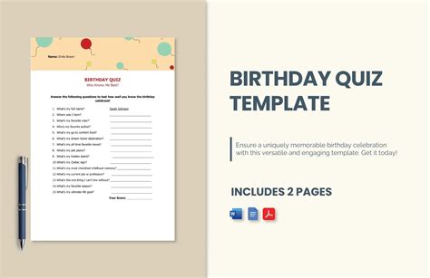 Quiz Templates in Google Docs - FREE Download | Template.net