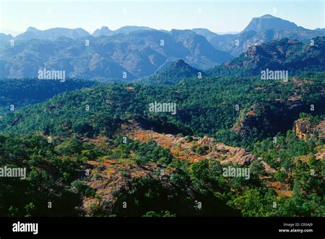 satpura range of mountains at panchmarhi pachmarhi hill station Satpura ...