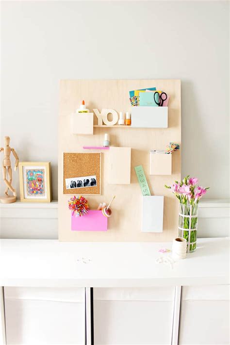 DIY office storage ideas