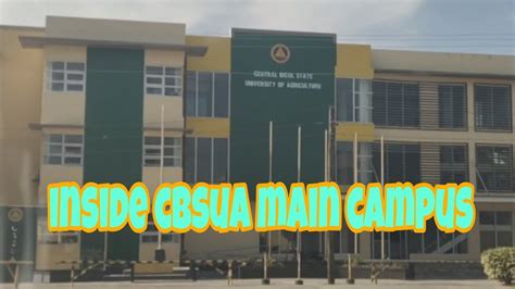 CBSUA MAIN CAMPUS - YouTube