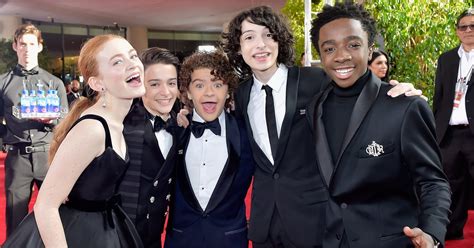 Stranger Things Cast at the 2018 Golden Globes | POPSUGAR Celebrity