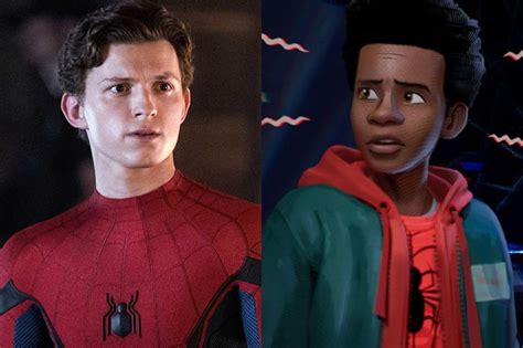 Tom Holland Met Miles Morales in Cut Spider-Man: Into the Spider-Verse ...