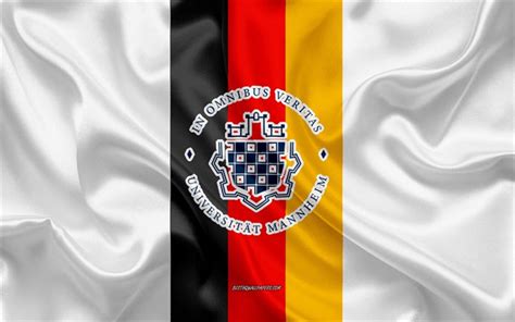 Download wallpapers University of Mannheim Emblem, German Flag ...