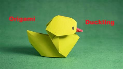 Origami Duckling।Baby Duck।How to make an Origami duck।Origami Little ...