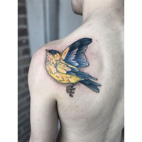 Yellow Bird Tattoo