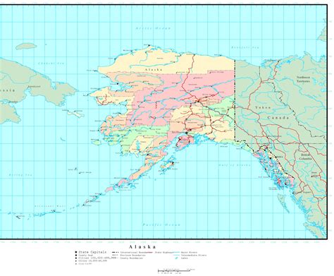 Alaska Political Map