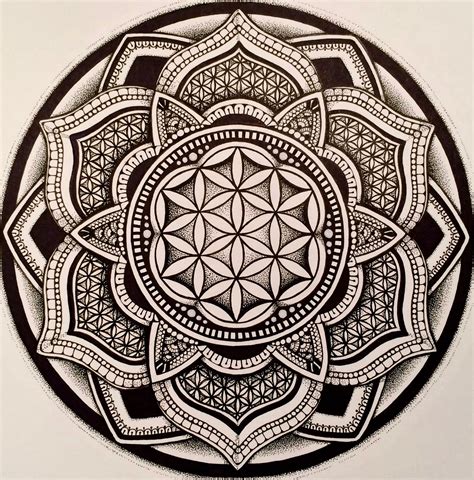 Flower of Life Mandala Tattoo