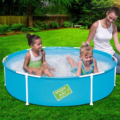 Bestway Kids Pool 152x38cm Round Steel Frame Swimming Pools Above ...