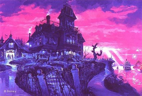 Phantom Manor concept art, DLP | Haunted mansion, Disney haunted ...