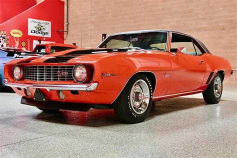 1969 Chevrolet Camaro Z28 302 Dz Hugger Orange #'s Matching Beautifully ...