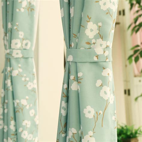 South Korean rural fresh flower curtains kapok cotton line semi shade ...