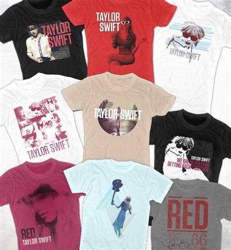 Taylor Swift red t-shirts | Taylor swift shirts, Taylor swift ...