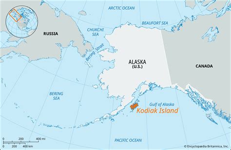 Kodiak Island Alaska Map - Winna Kamillah