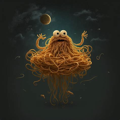 SuryaP The Flying Spaghetti Monster ddeb73eb-69e9- by aiartbysurya on ...