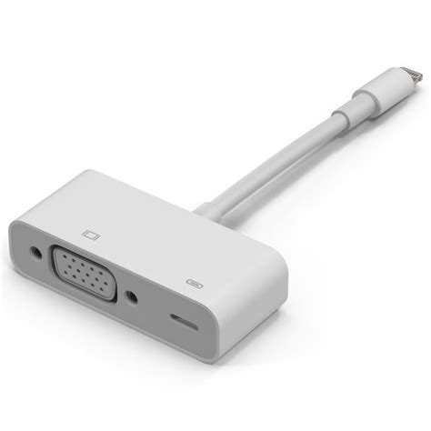 3D model Apple Lightning to VGA Adapter | 3D Molier International