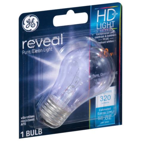 GE Light Bulb, HD+ Light, 40 Watts