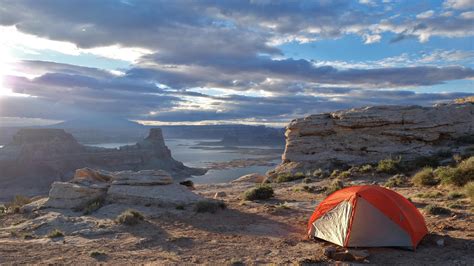 Lake Powell camping at it's finest. Alstrom Point Utah [OC] | Lake ...