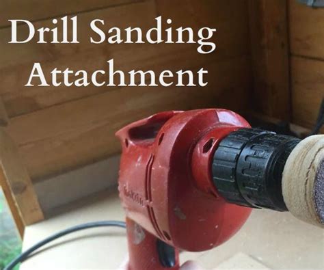 Drill Sanding Attachment (In under 2 minutes) Sanding, Fun Things ...