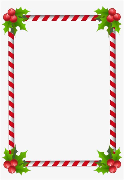 Download Christmas Vector Border - Christmas Page Borders Png ...