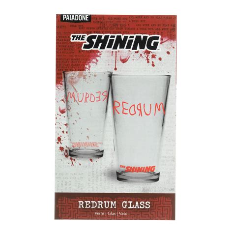 The Shining Redrum 15 oz. Glass - Entertainment Earth