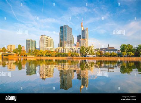 View of Frankfurt city skyline in Germany Stock Photo - Alamy