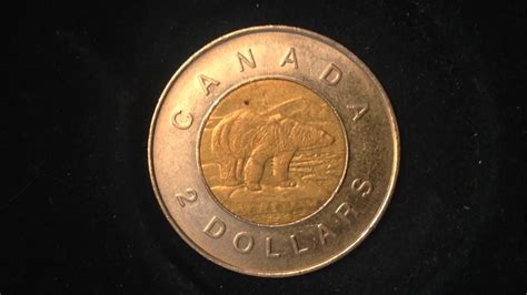 1996 Canada Two Dollar Coin "First Year Toonie" Was Minted - YouTube